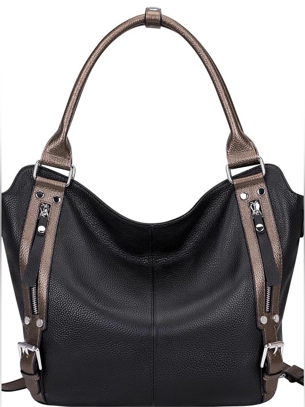 Over Earth Hobo Shoulder/Crossbody Bag-Black
